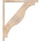 Ekena Millwork Funston Block Smooth Bracket w/ Offset Brace, Douglas Fir, 3 1/2"W x 28"D x 32"H BKT0402X28X32FST05SDF - alternate 2